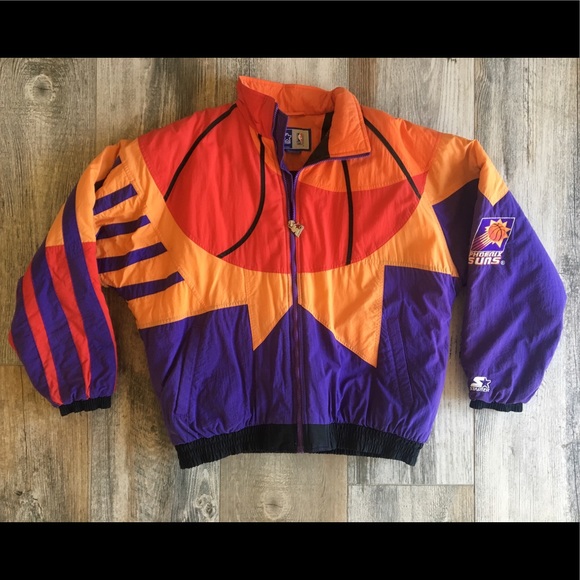 vintage phoenix suns starter jacket